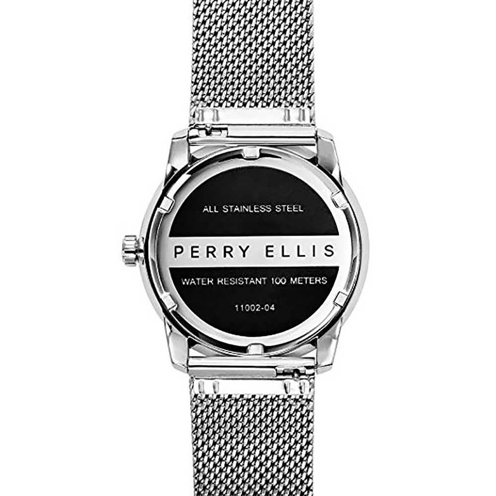 RELOJ PERRY ELLIS NEW SLIM LINE 11002-04 ACERO INOXIDABLE DIAL GRIS OSCURO - 5