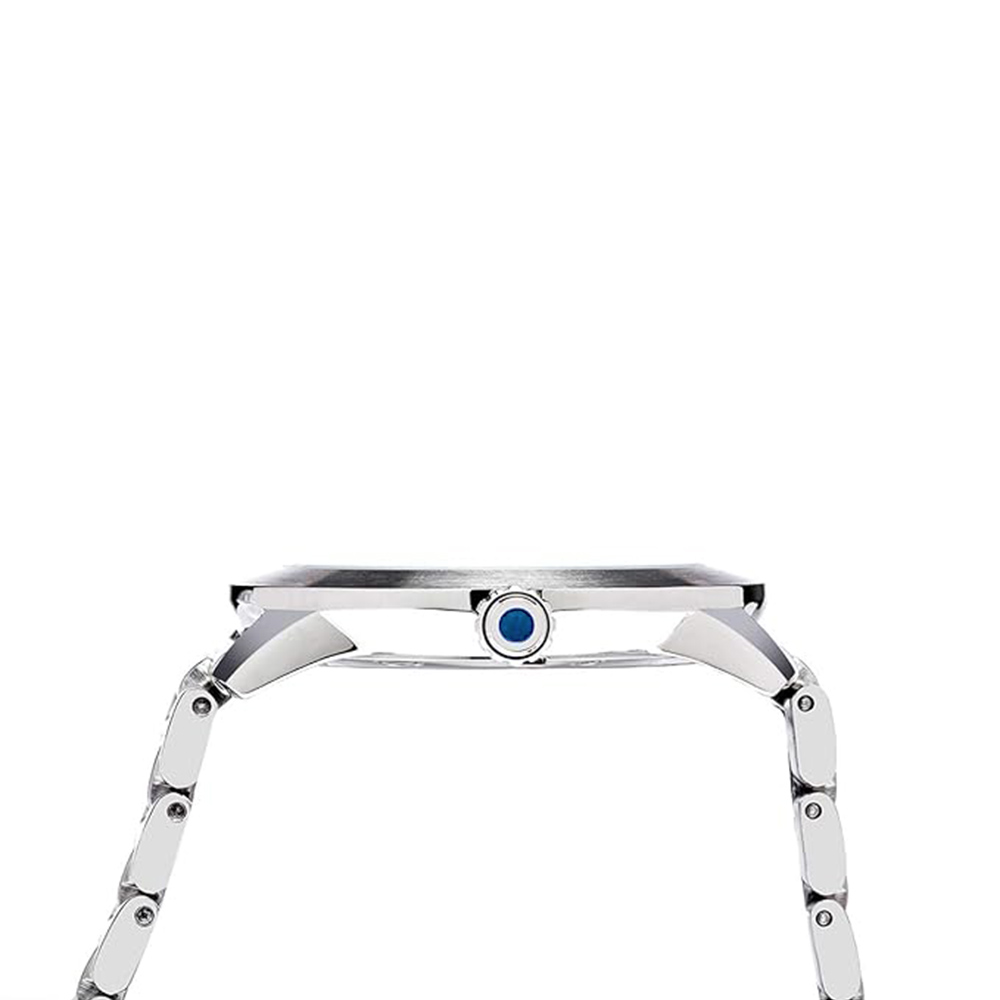 RELOJ PERRY ELLIS SLIM LINE 42 07002-02 ACERO INOXIDABLE DIAL AZUL - 4