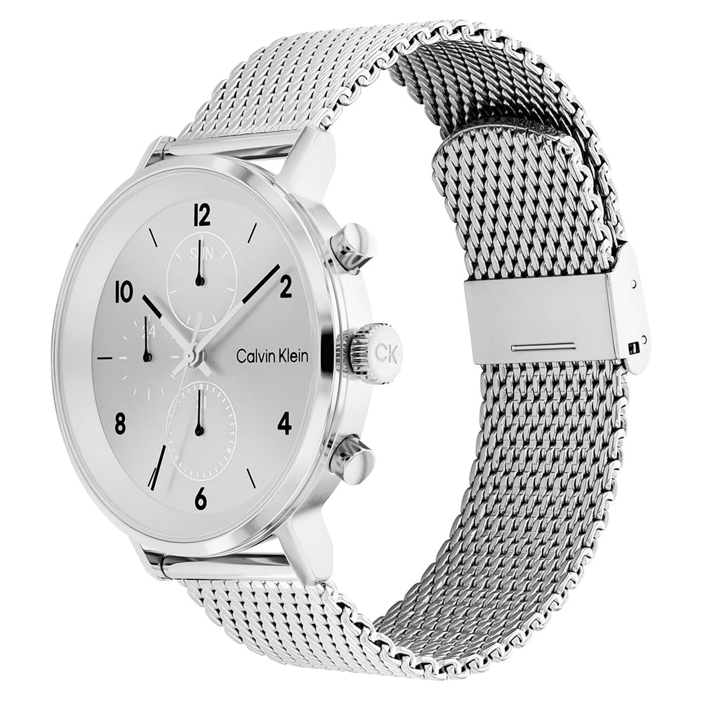 RELOJ CALVIN KLEIN MODERN 25200107 MULTIFUNCIONAL ACERO INOXIDABLE DIAL PLATEADO - 2