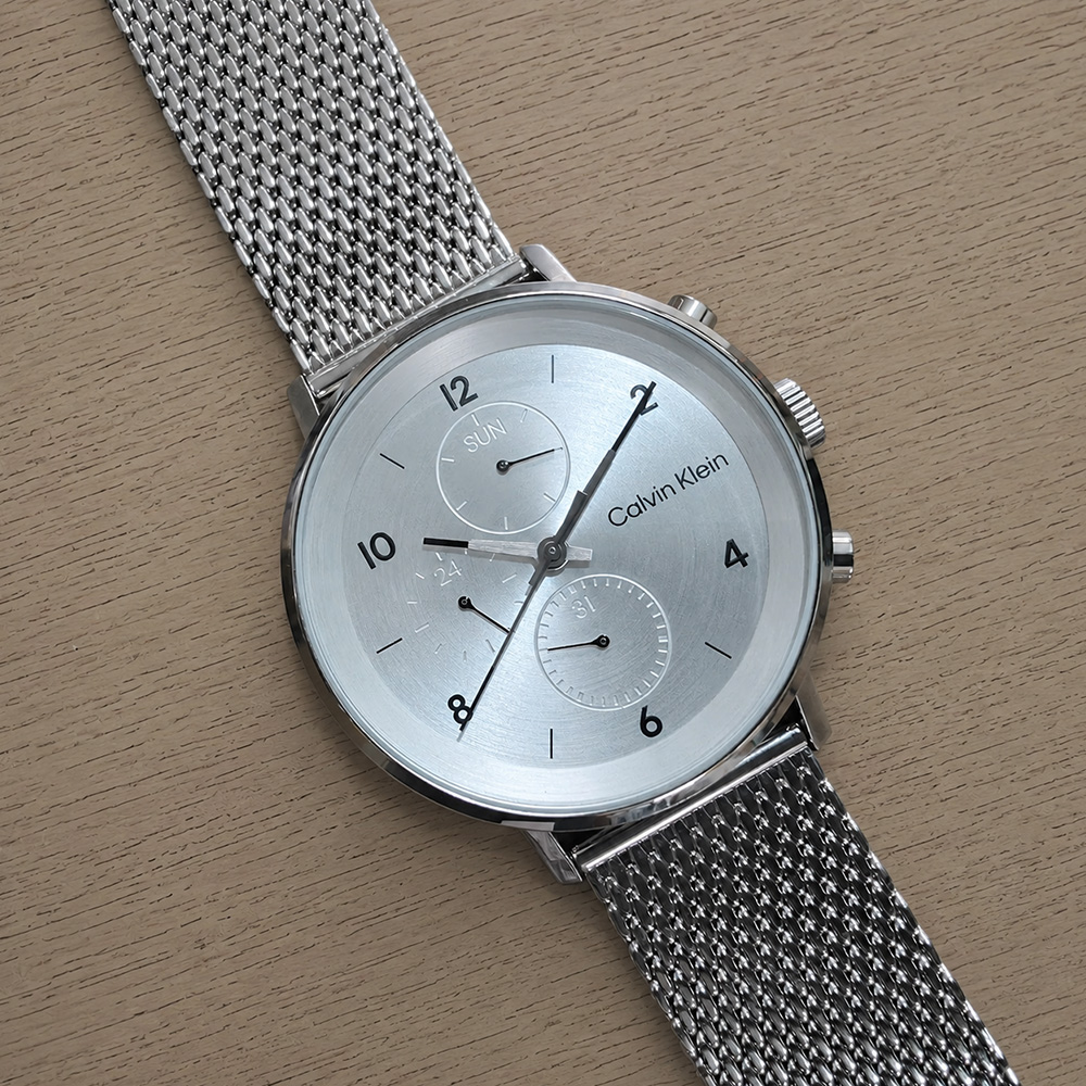 RELOJ CALVIN KLEIN MODERN 25200107 MULTIFUNCIONAL ACERO INOXIDABLE DIAL PLATEADO - 5