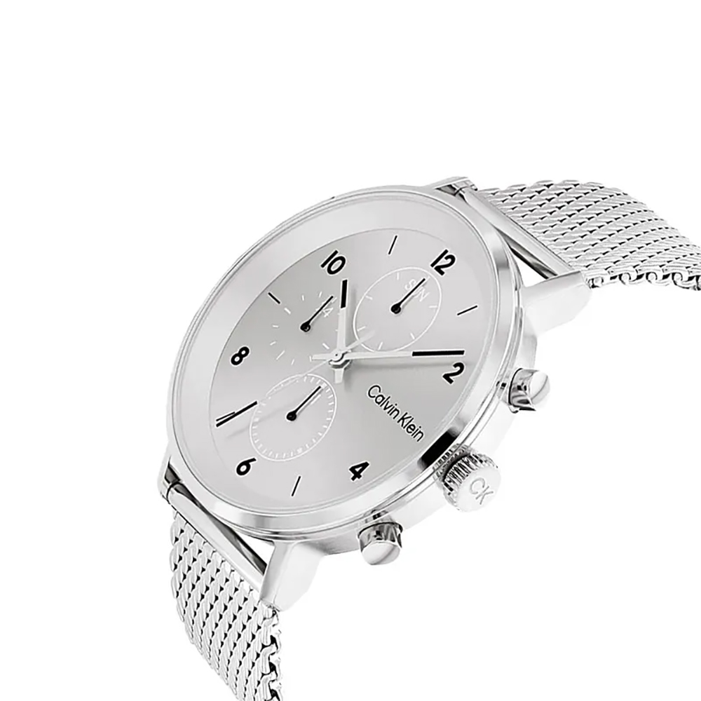 RELOJ CALVIN KLEIN MODERN 25200107 MULTIFUNCIONAL ACERO INOXIDABLE DIAL PLATEADO - 6
