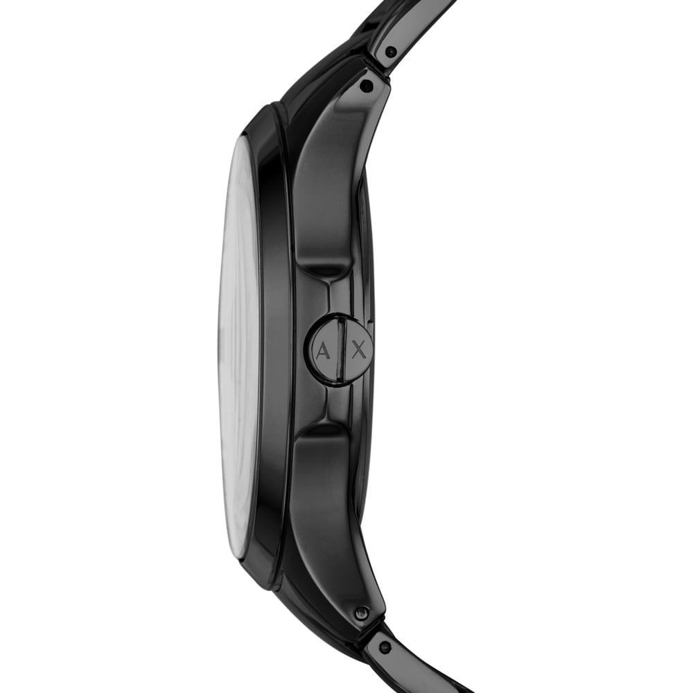 RELOJ ARMANI EXCHANGE HAMPTON AX2104 FECHA ACERO INOXIDABLE NEGRO - 4