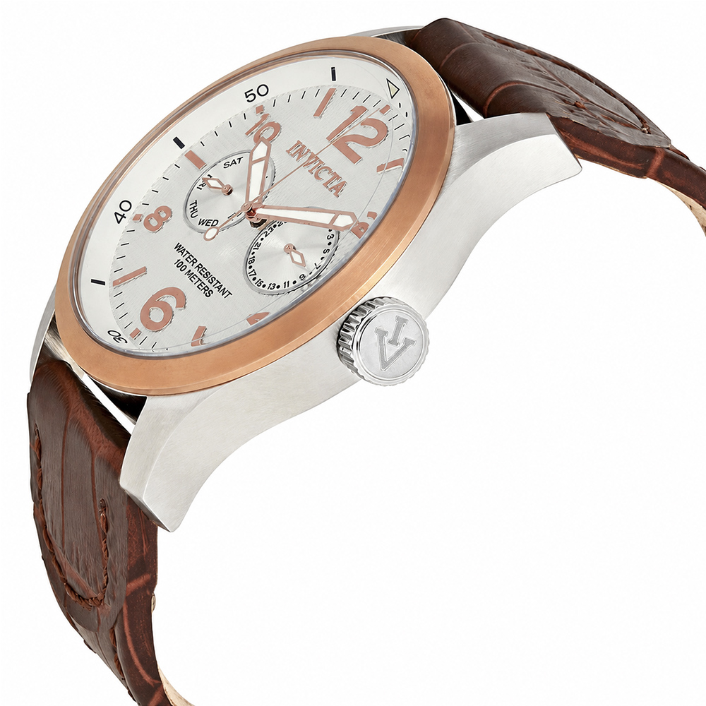 RELOJ INVICTA I-FORCE 13010 MULTIFUNCIONAL ACERO INOXIDABLE CORREA DE CUERO MARRÓN - 2