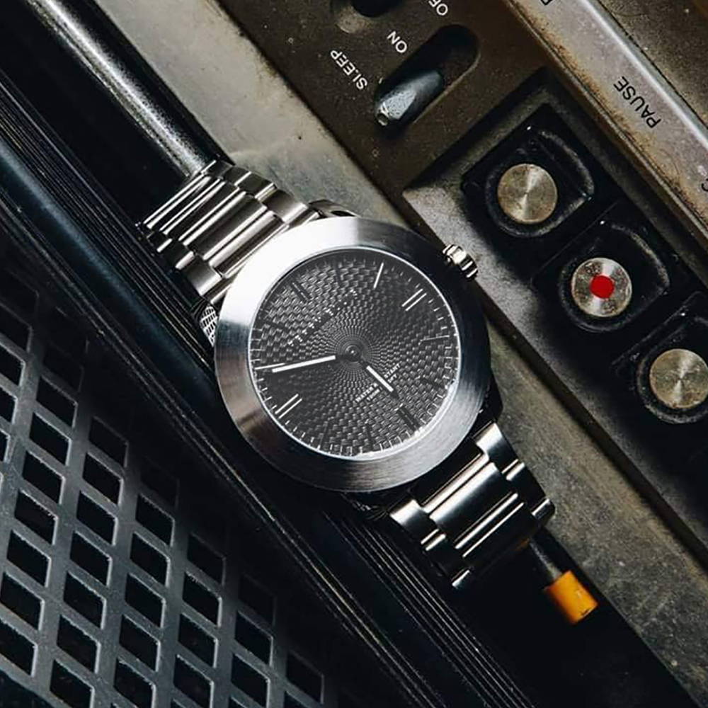 RELOJ PERRY ELLIS SLIM LINE 46 03001-02 ACERO INOXIDABLE DIAL GRIS - 4