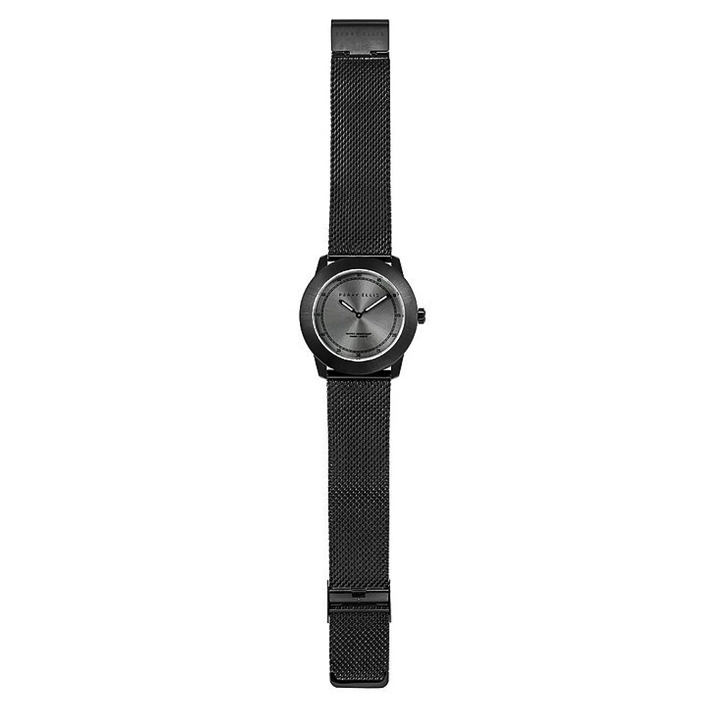 RELOJ PERRY ELLIS NEW SLIM LINE 11003-04 ACERO INOXIDABLE NEGRO - 5