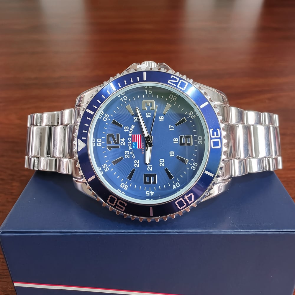 RELOJ HOMBRE ANÁLOGO U.S. POLO ASSN. US8621 DIAL AZUL - 2