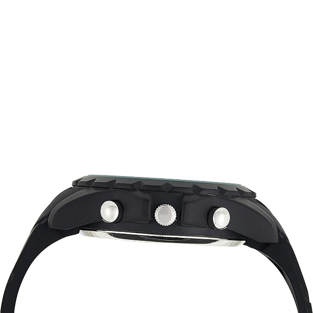 RELOJ HOMBRE DIGITAL ANÁLOGO U.S. POLO ASSN. US9287 LUZ DE FONDO CORREA DE SILICONA NEGRO - 4