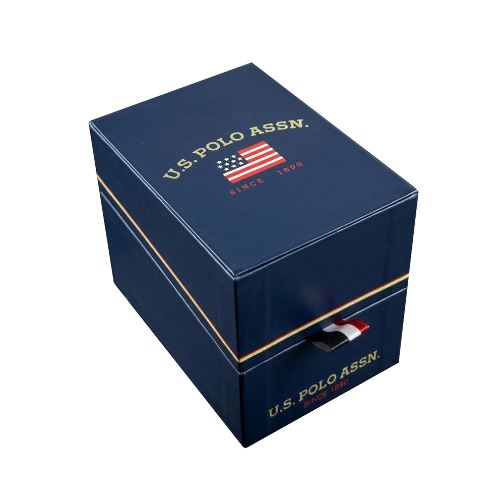 RELOJ HOMBRE DIGITAL ANÁLOGO U.S. POLO ASSN. US9287 LUZ DE FONDO CORREA DE SILICONA NEGRO - 6