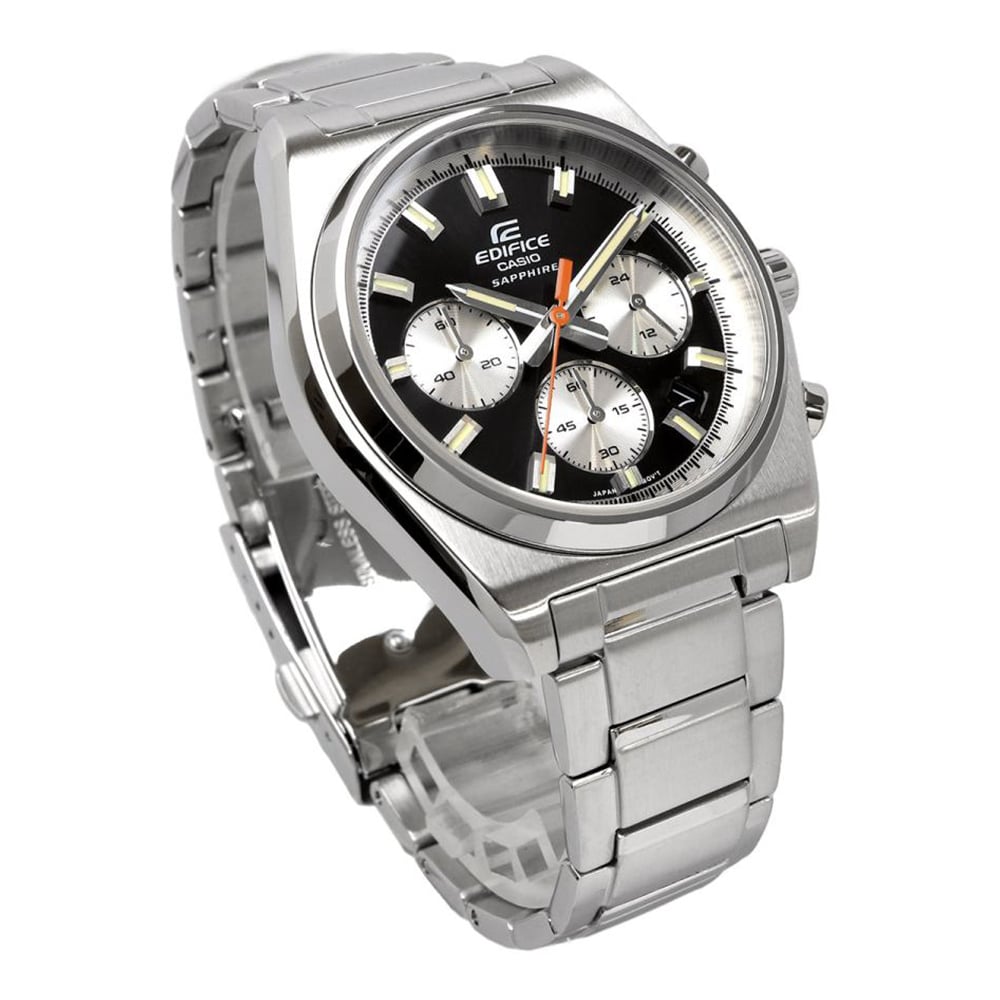 RELOJ HOMBRE ANÁLOGO CASIO EDIFICE ZAFIRO EFB-730D-1AV FECHA CRONÓMETRO DIAL NEGRO - 2