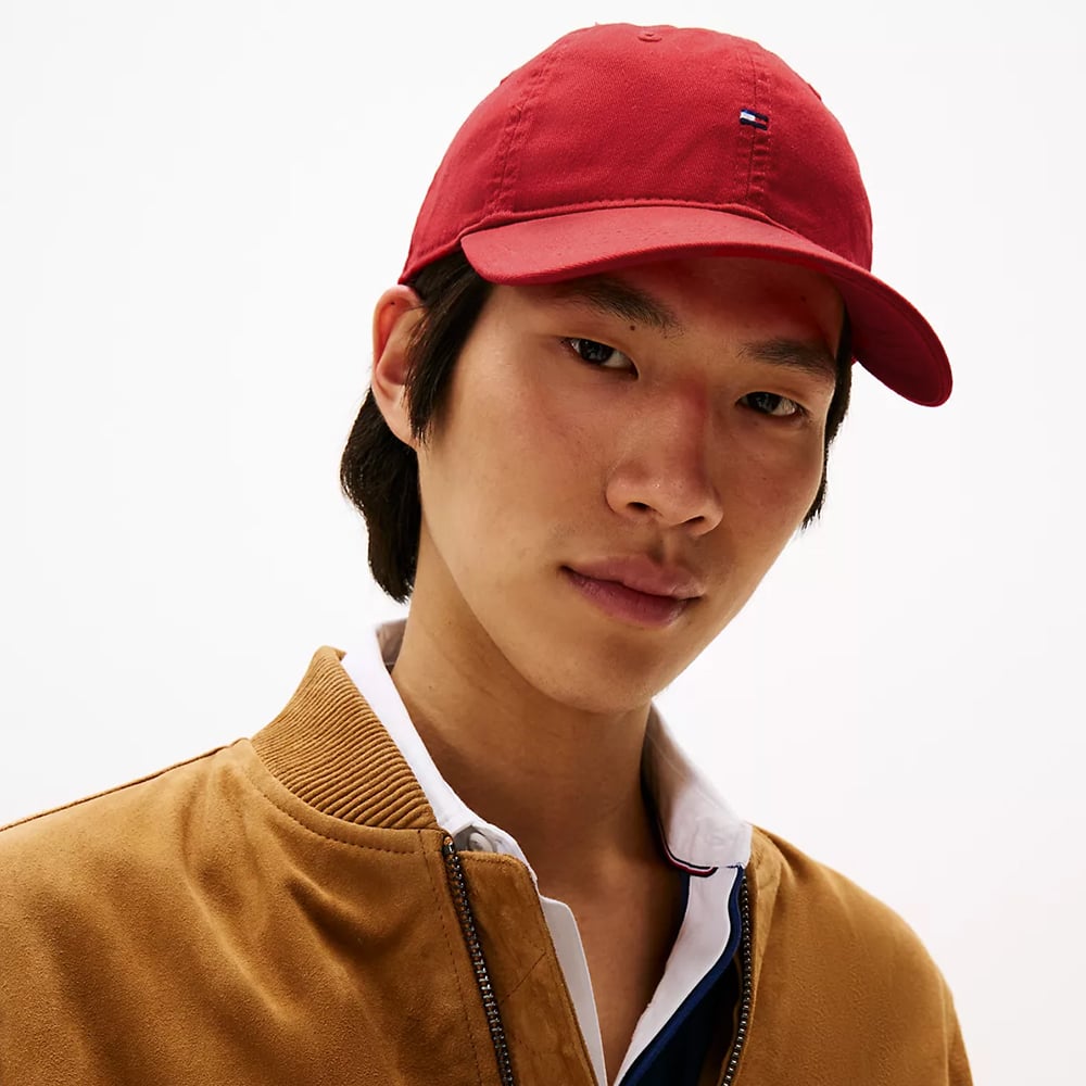 GORRA PARA HOMBRE TOMMY HILFIGER CORE MINI FLAG 7858936 616 ROJO - 5