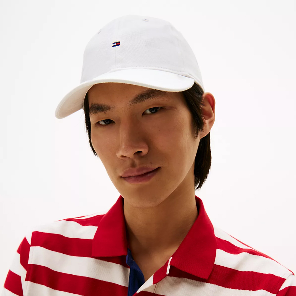 GORRA PARA HOMBRE TOMMY HILFIGER CORE MINI FLAG 7858936 110 BLANCO - 5