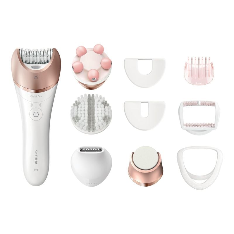 DEPILADORA PHILIPS 2 VEL + 9 ACC SATINELLE PRESTIGE BRE652_00 PHILIPS