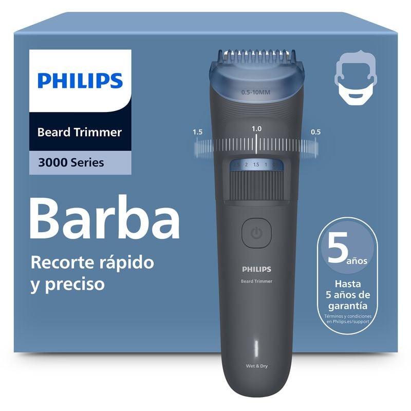 RECORTADORA DE BARBA BEARD TRIMMER 3000 SERIES BT3617_15 PHILIPS - 4
