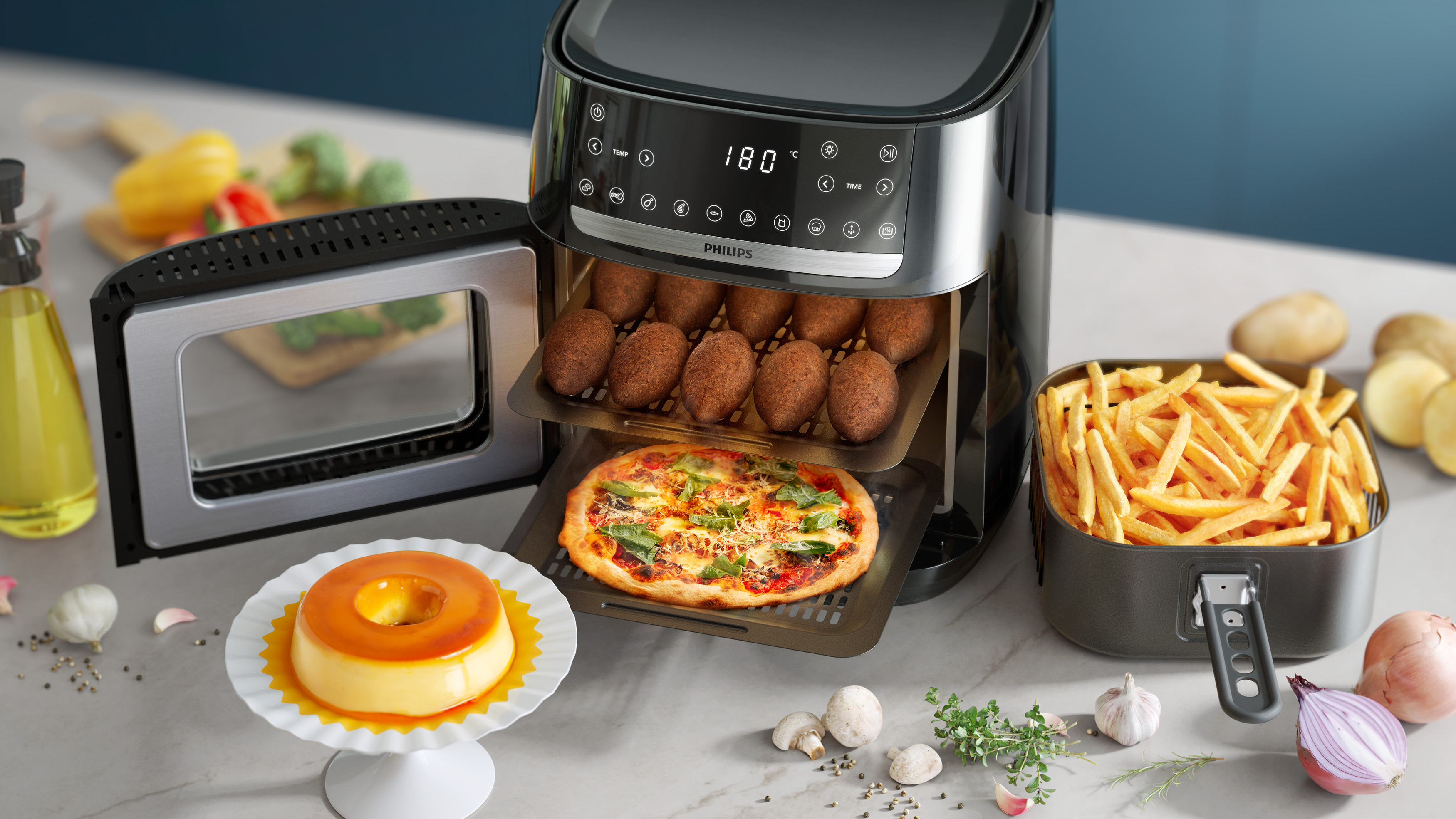 HORNO DIGITAL AIRFRYER DE AIRE 12 LITROS AI551_07 PHILIPS