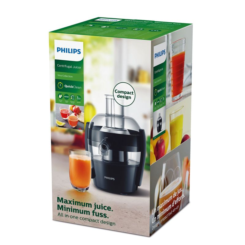 EXTRACTOR DE JUGOS QUICKCLEAN 1.5 LITROS 500W HR1832_00 PHILIPS - 3