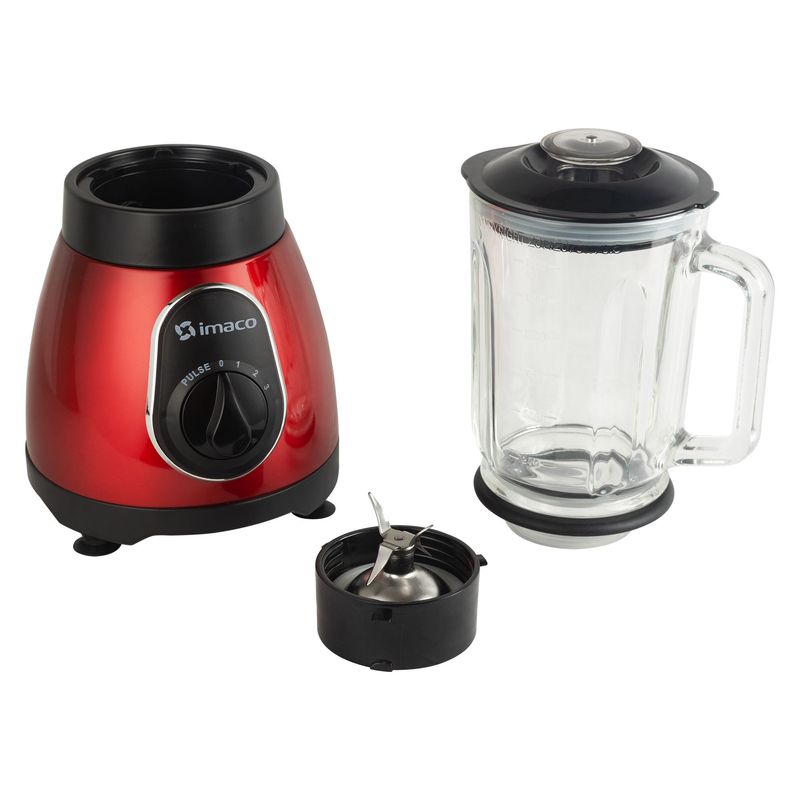 LICUADORA 1.5 LT BLS5388R 3V+PULSADOR 500W IMACO - ROJO - 2