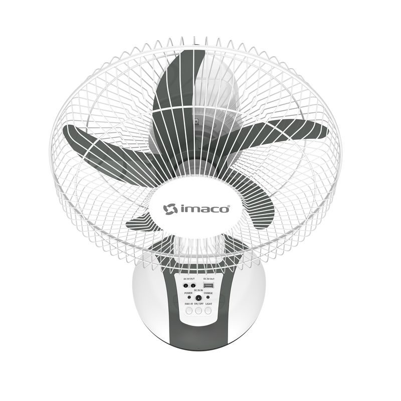 VENTILADOR 14 SOLAR RECARGABLE DE MESA FAN1418SOL IMACO - 3