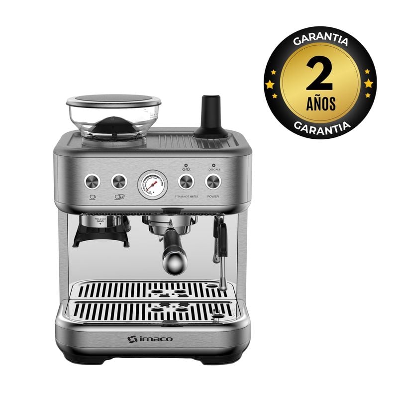 CAFETERA ESPRESSO Y CAPUCCINO 15 BARES C/MOLINILLO IECMG1570 IMACO - 1