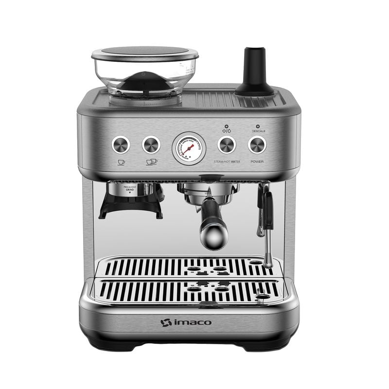 CAFETERA ESPRESSO Y CAPUCCINO 15 BARES C/MOLINILLO IECMG1570 IMACO - 3