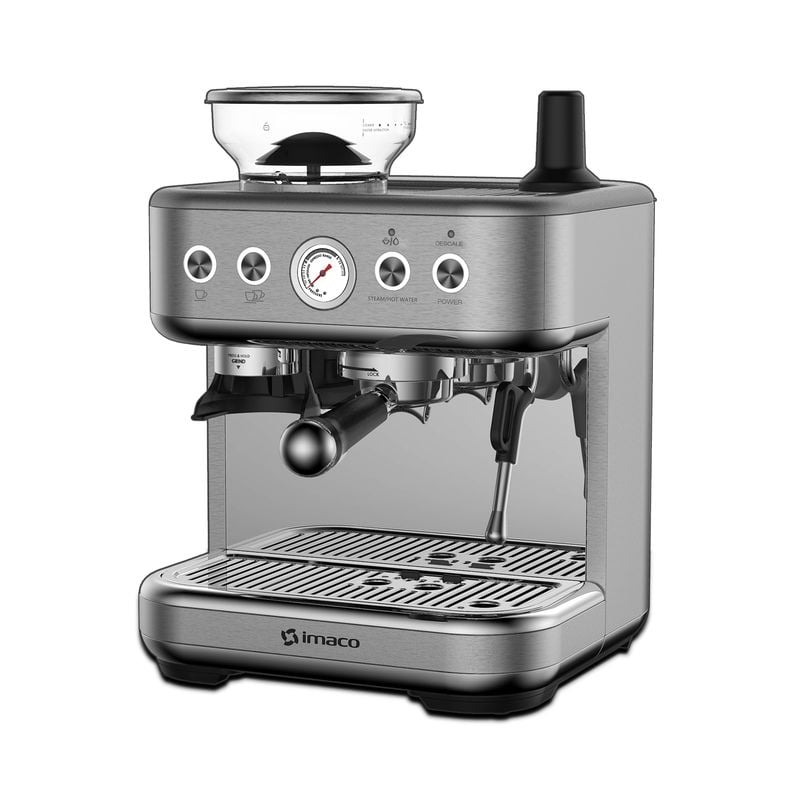 CAFETERA ESPRESSO Y CAPUCCINO 15 BARES C/MOLINILLO IECMG1570 IMACO - 4