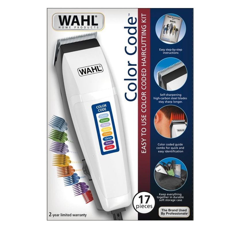 CORTADORA DE CABELLO COLOR CODE KIT 17 PZS WAHL 09155-2718 - 3