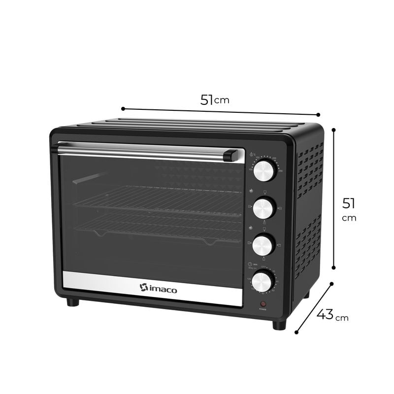 HORNO ELÉCTRICO 66 LITROS C/ROSTICERO HEB60R IMACO - 4