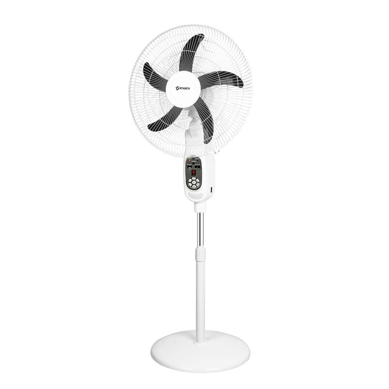VENTILADOR 16 SOLAR RECARGABLE DE PEDESTAL FAN1618SOL IMACO - 1