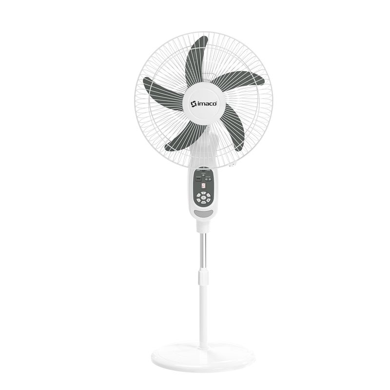 VENTILADOR 16 SOLAR RECARGABLE DE PEDESTAL FAN1618SOL IMACO - 2