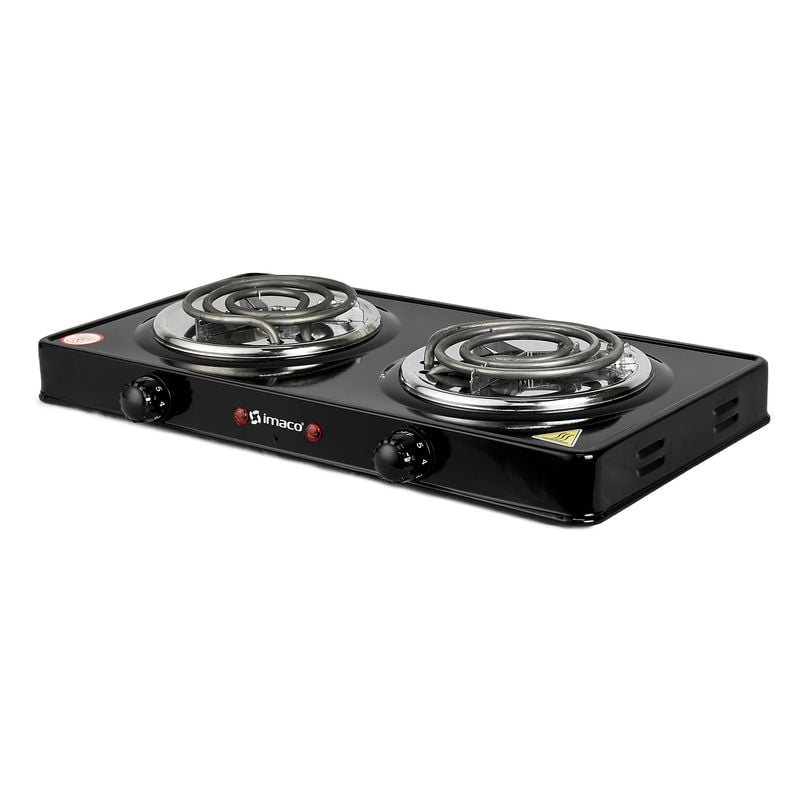 COMBO COCINA ELECTRICA DE MESA 2 HORNILLAS + HERVIDOR METÁLICO 1.8L KE1801 IMACO - 2