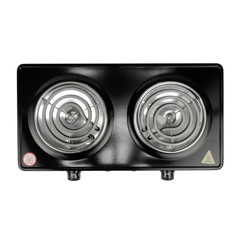 COMBO COCINA ELECTRICA DE MESA 2 HORNILLAS + HERVIDOR METÁLICO 1.8L KE1801 IMACO - 4