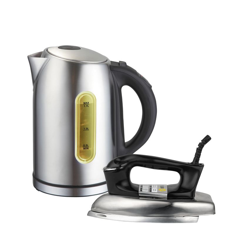 COMBO HERVIDOR DIGITAL 1.7LTS PLANCHA SECA PESADA VINTAGE IMACO I1700 - 1