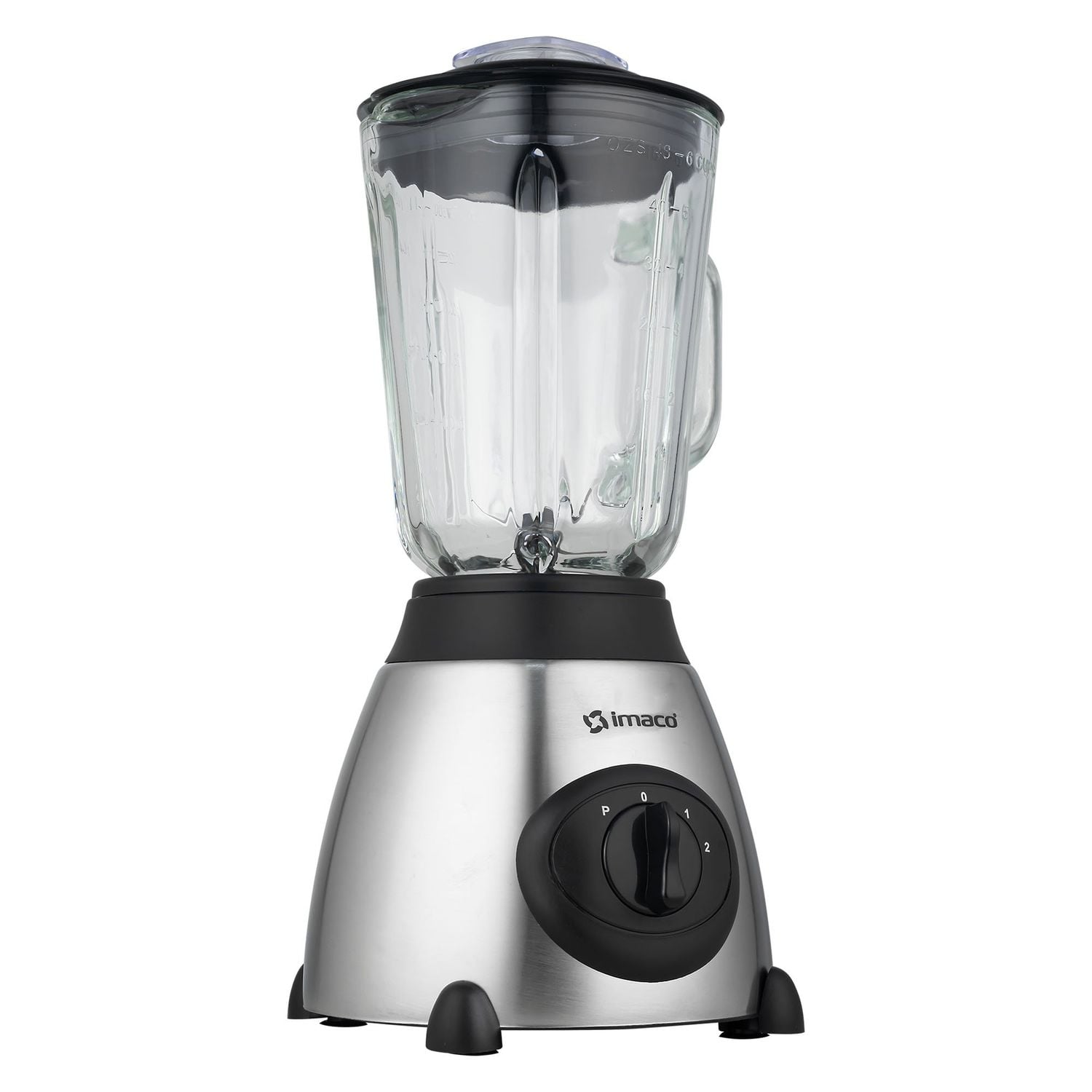COMBO LICUADORA 1.5LTS 2VEL ACERO INOX+ VASO ACERO COCTELERO IMACO - 4