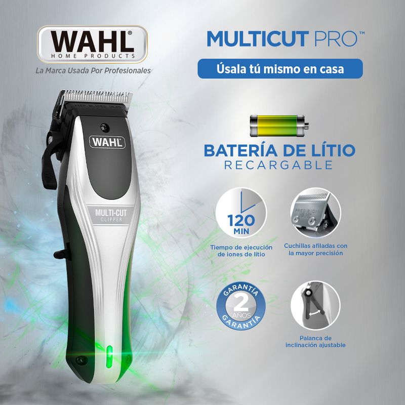 CORTADORA DE CABELLO RECARGABLE KIT MULTI-CUT PRO WAHL 09657-008 - 1