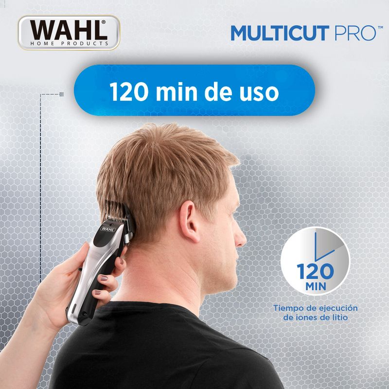 CORTADORA DE CABELLO RECARGABLE KIT MULTI-CUT PRO WAHL 09657-008 - 5