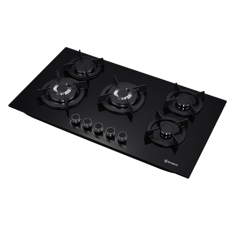 COCINA EMPOTRABLE GAS X5 QUEMADORES IENC90 IMACO - 4