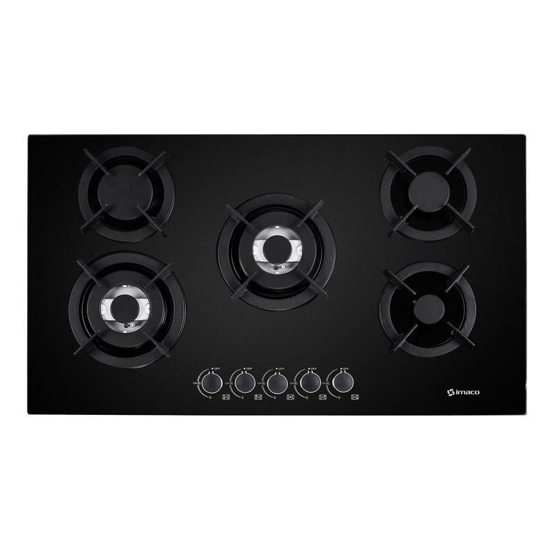 COCINA EMPOTRABLE GAS X5 QUEMADORES IENC90 IMACO - 5