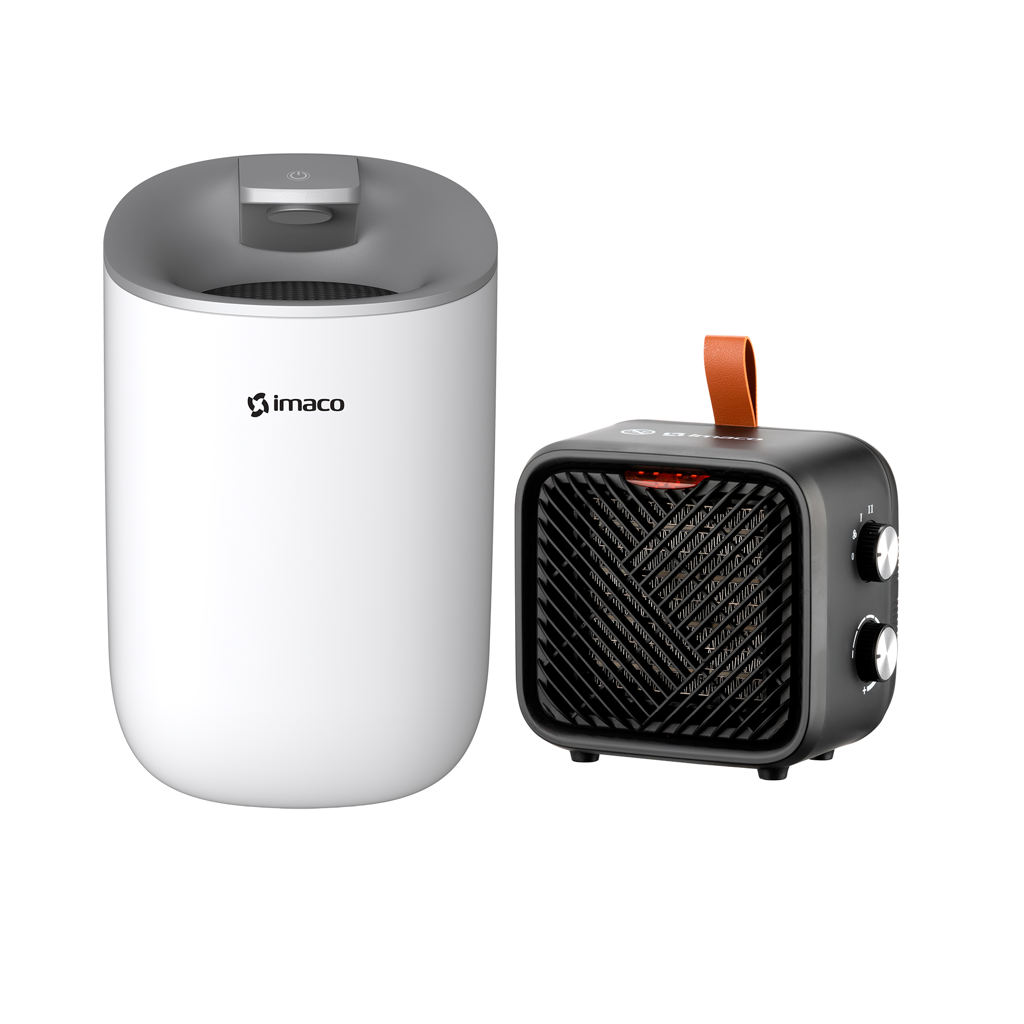TERMOVENTILADOR PORTATIL 1500W ITC1510N + MINI DESHUMEDECEDOR PORTATIL DE CHOSET DHM20 IMACO - 1