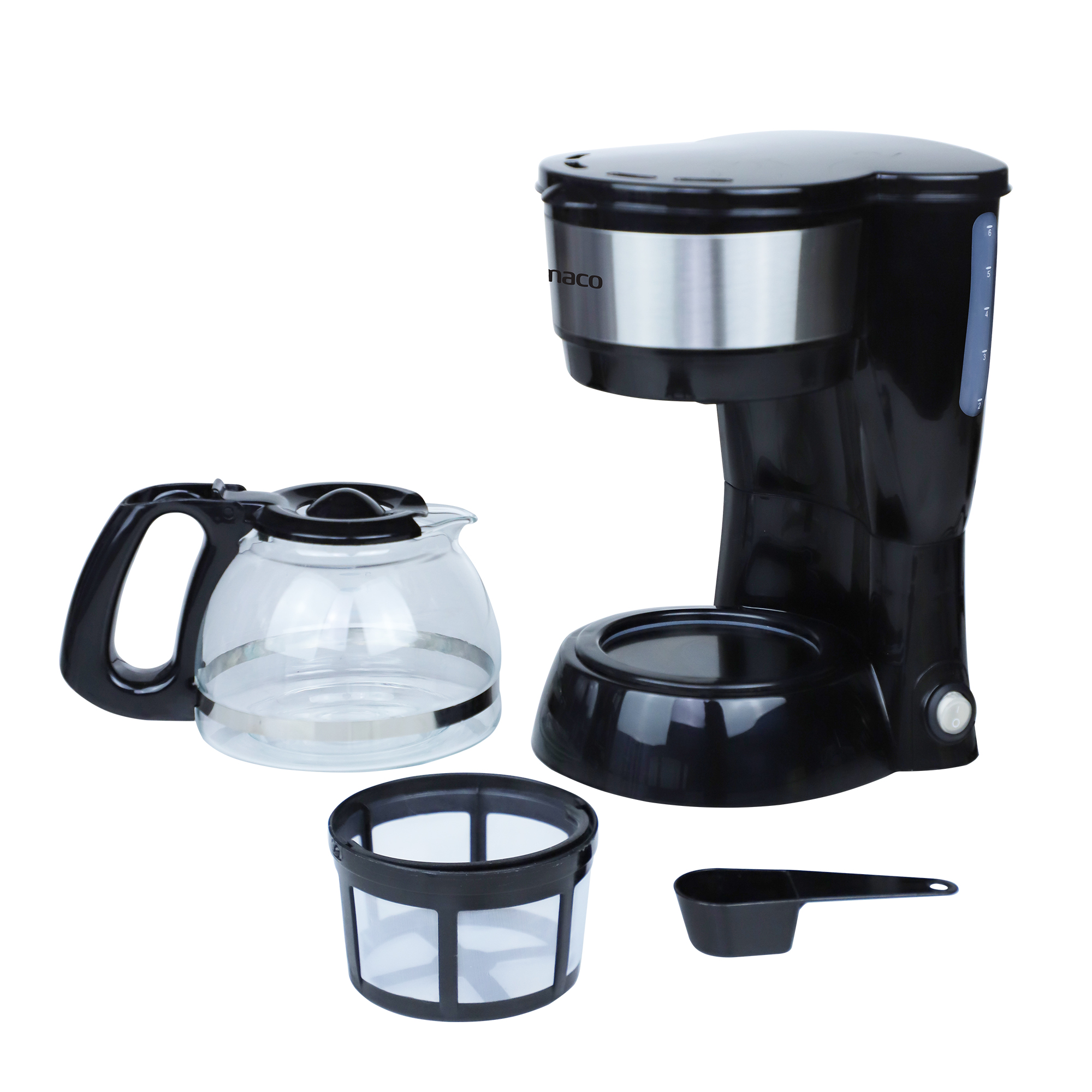 CAFETERA ELECTRICA 6 TZS PANEL DECORATIVO AC/INOX CM1123 IMACO - 3