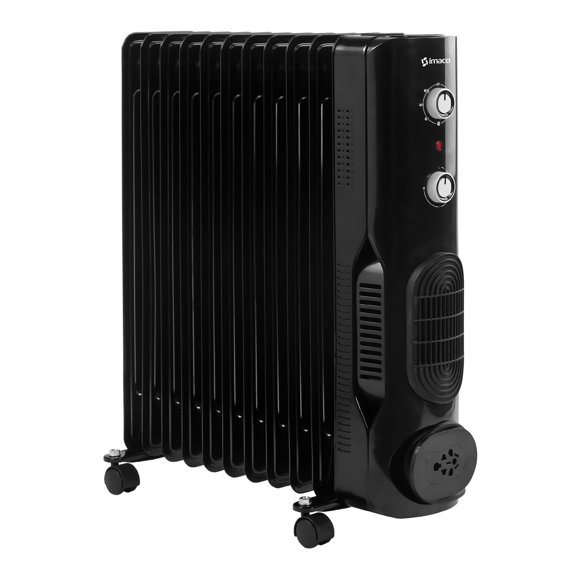 TERMORADIADOR 11 CELDAS COLOR NEGRO IMACO OFR11NK - 3