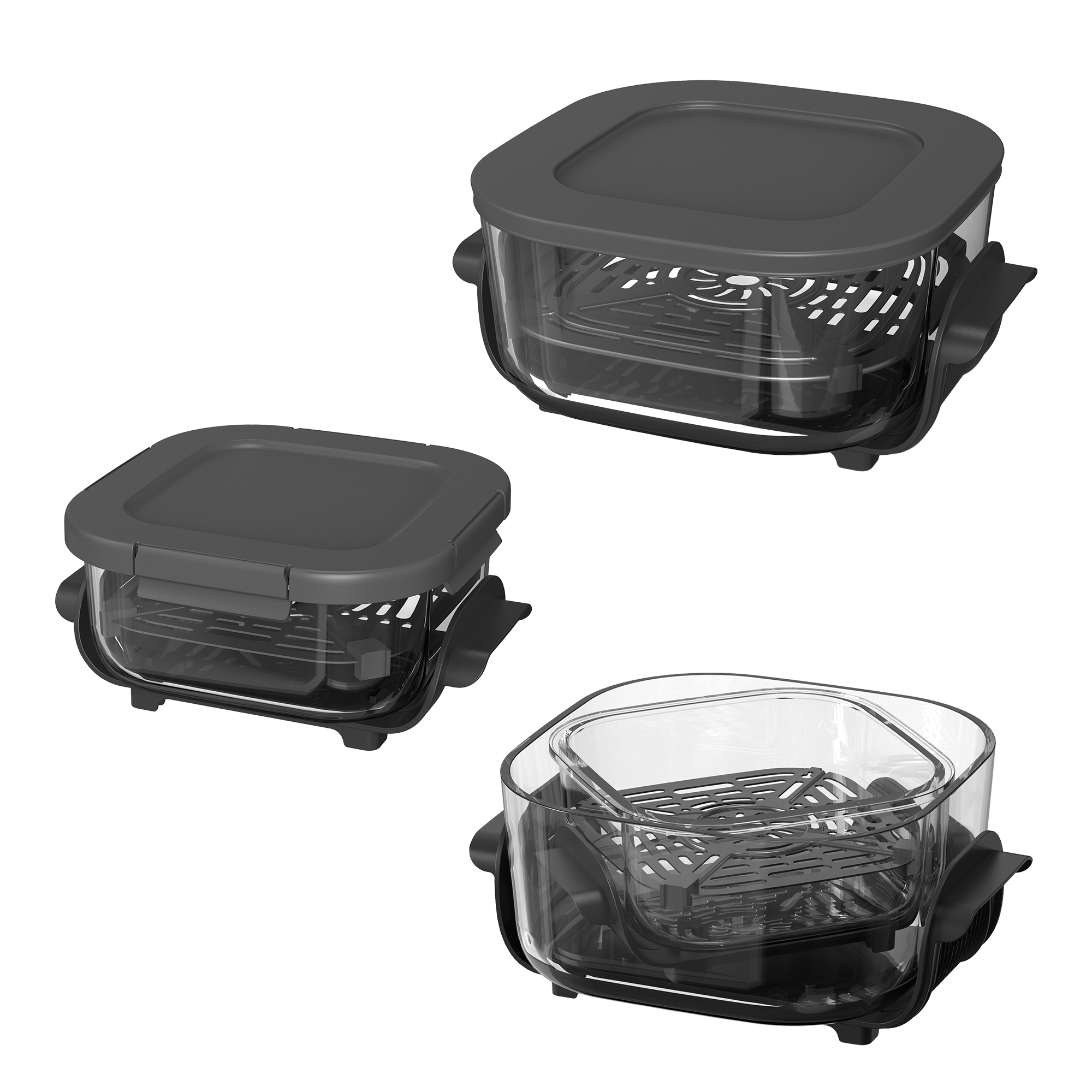 FREIDORA DE AIRE 6L DUAL GLASS PRO AF1524VD IMACO - 4
