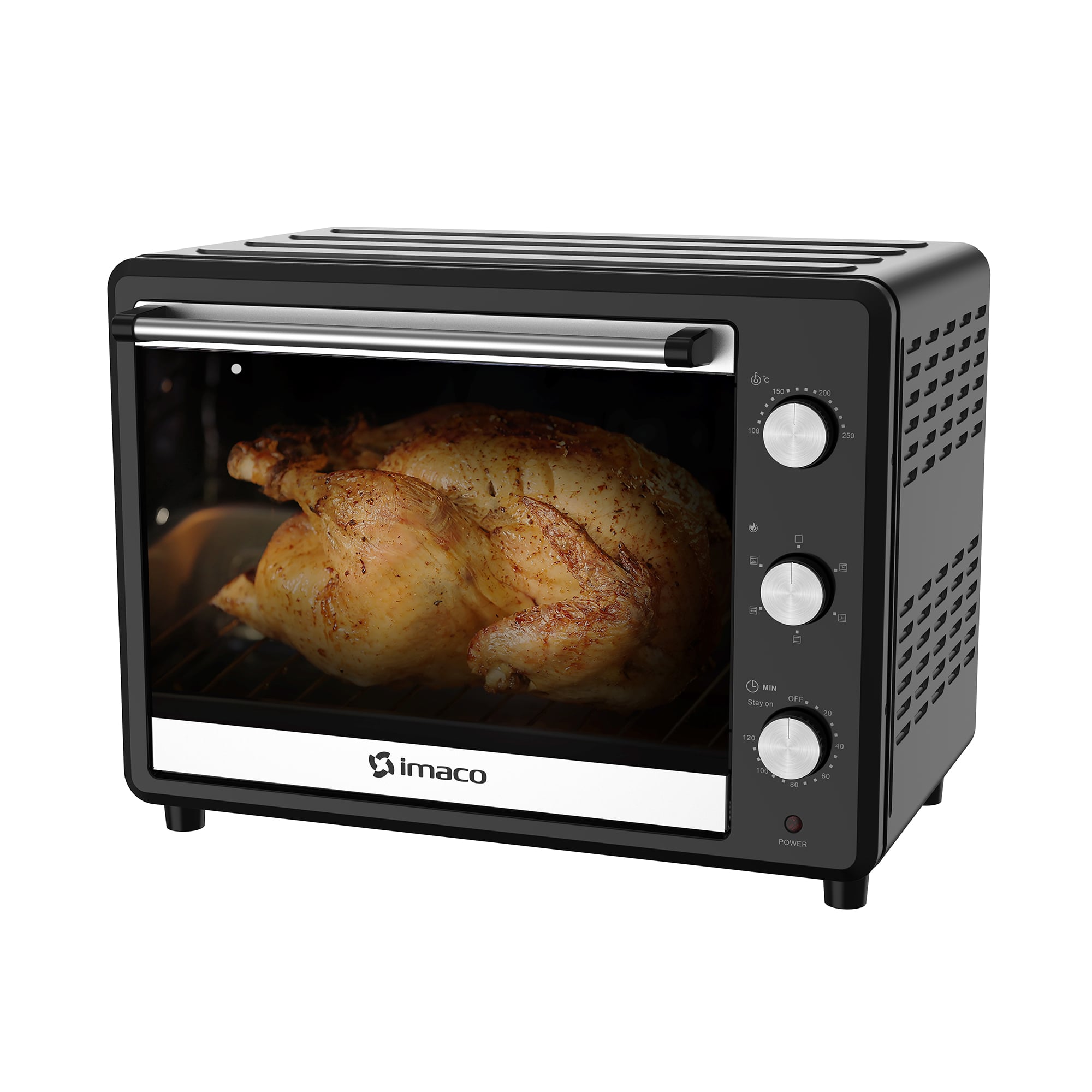 HORNO ELÉCTRICO NEGRO 55 LITROS C/ROSTICERO HEB55R IMACO - 5