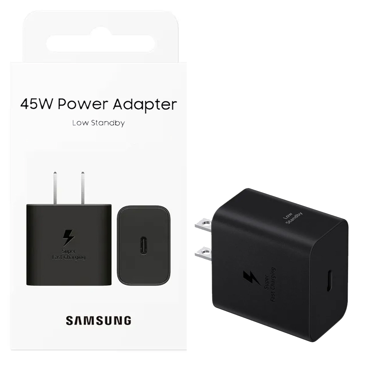 ADAPTADOR SAMSUNG 45W GALAXY S20, S20 PLUS, S20 ULTRA NEGRO - 3