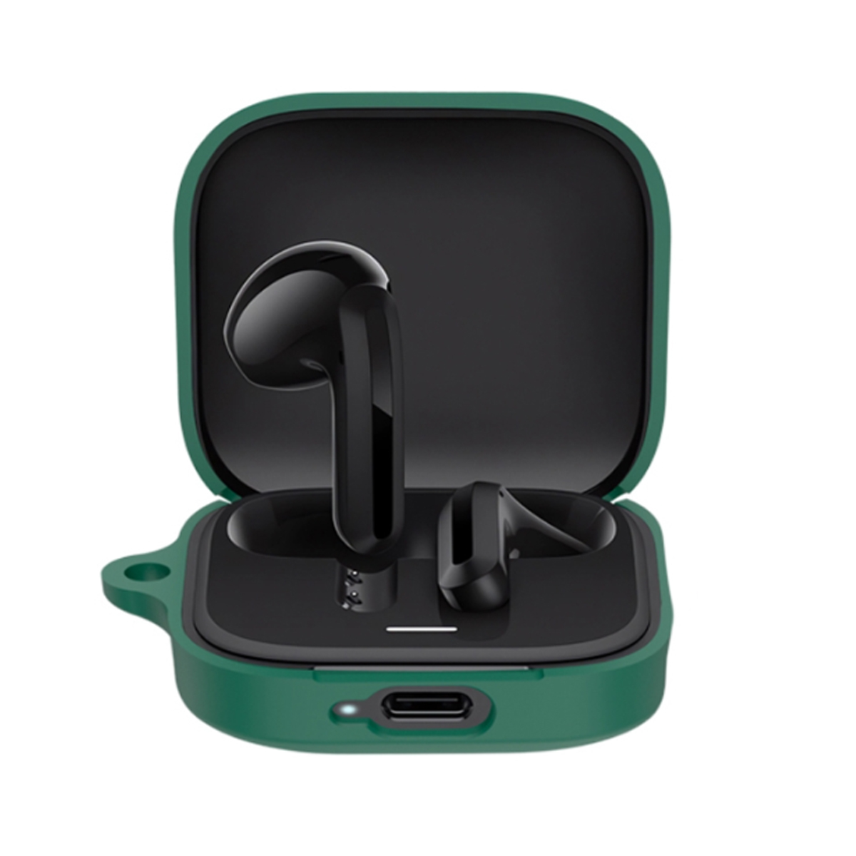 CASE DE SILICONA PARA XIAOMI BUDS 5 - VERDE MILITAR - 2