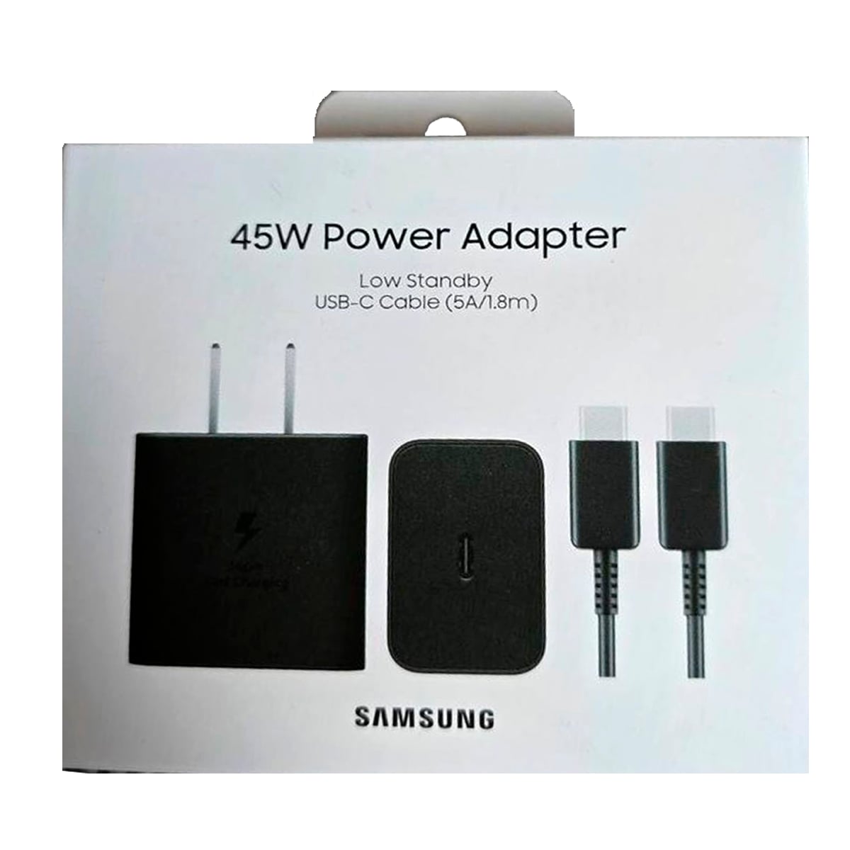 CARGADOR SAMSUNG 45W GAN CABLE 5A 1.8M PARA S25 ULTRA - 2
