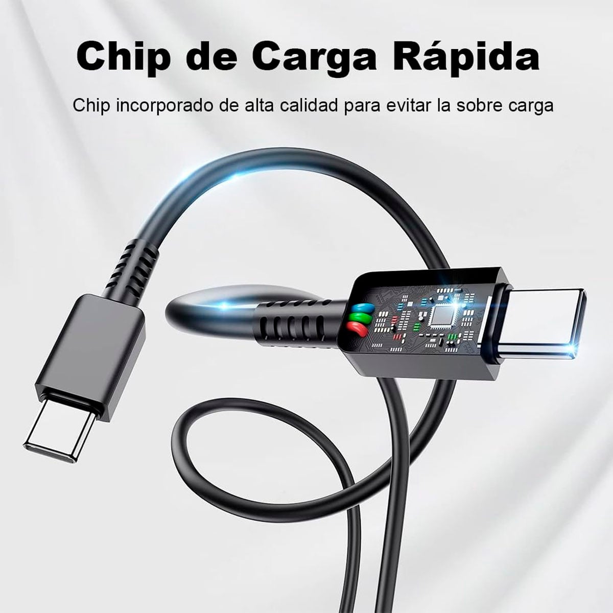 CARGADOR SAMSUNG 45W GAN CABLE 5A 1.8M PARA S25 ULTRA - 7