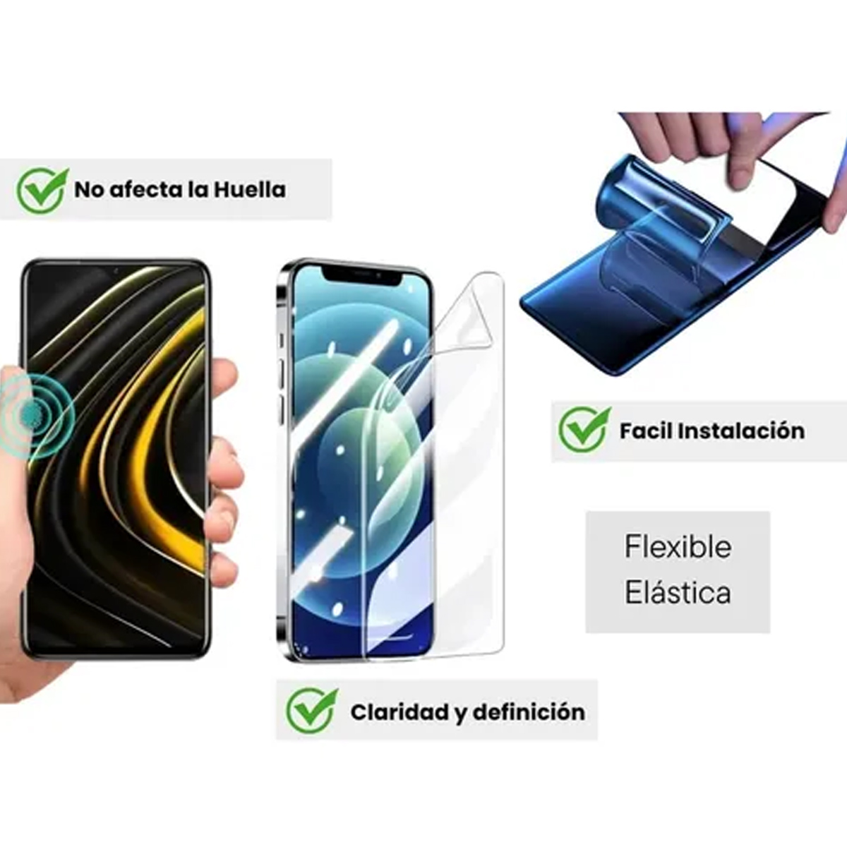 MICA HIDROGEL FULL HD PARA IPHONE 17 PRO - 4