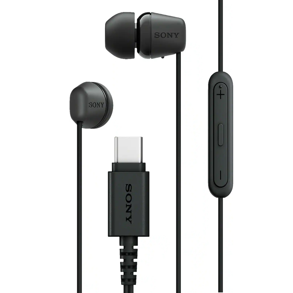 AUDÍFONOS INTERNOS USB-C CON CABLE IER-EX15C - NEGRO - 1