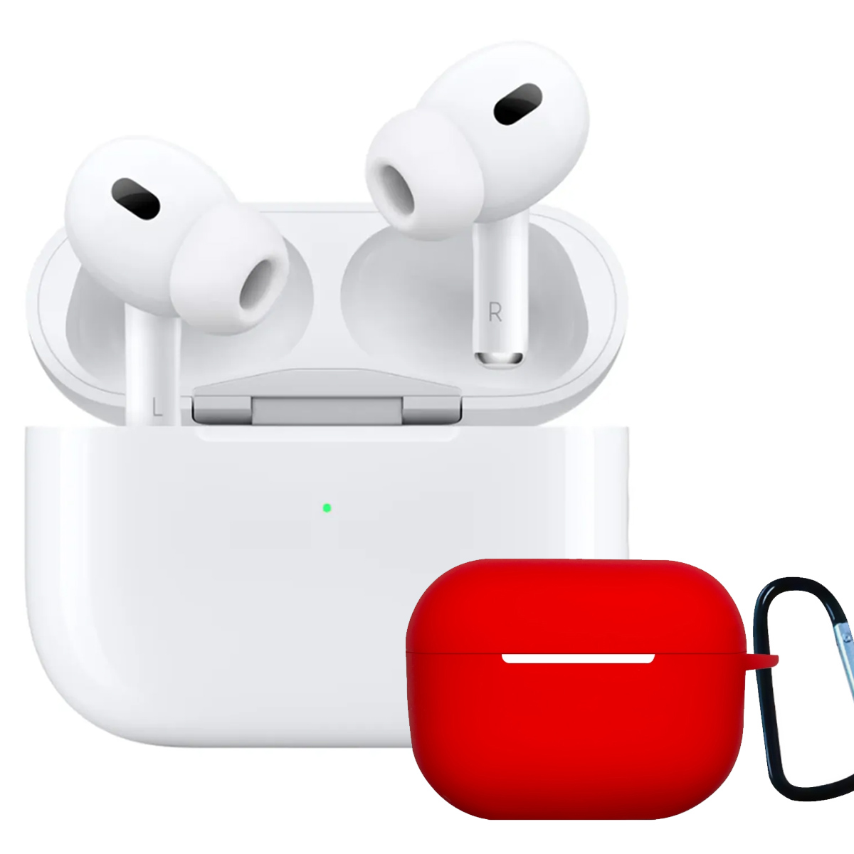 AUDÍFONOS BLUETOOTH PRO 2DA GENERACIÓN + CASE ROJO - 1