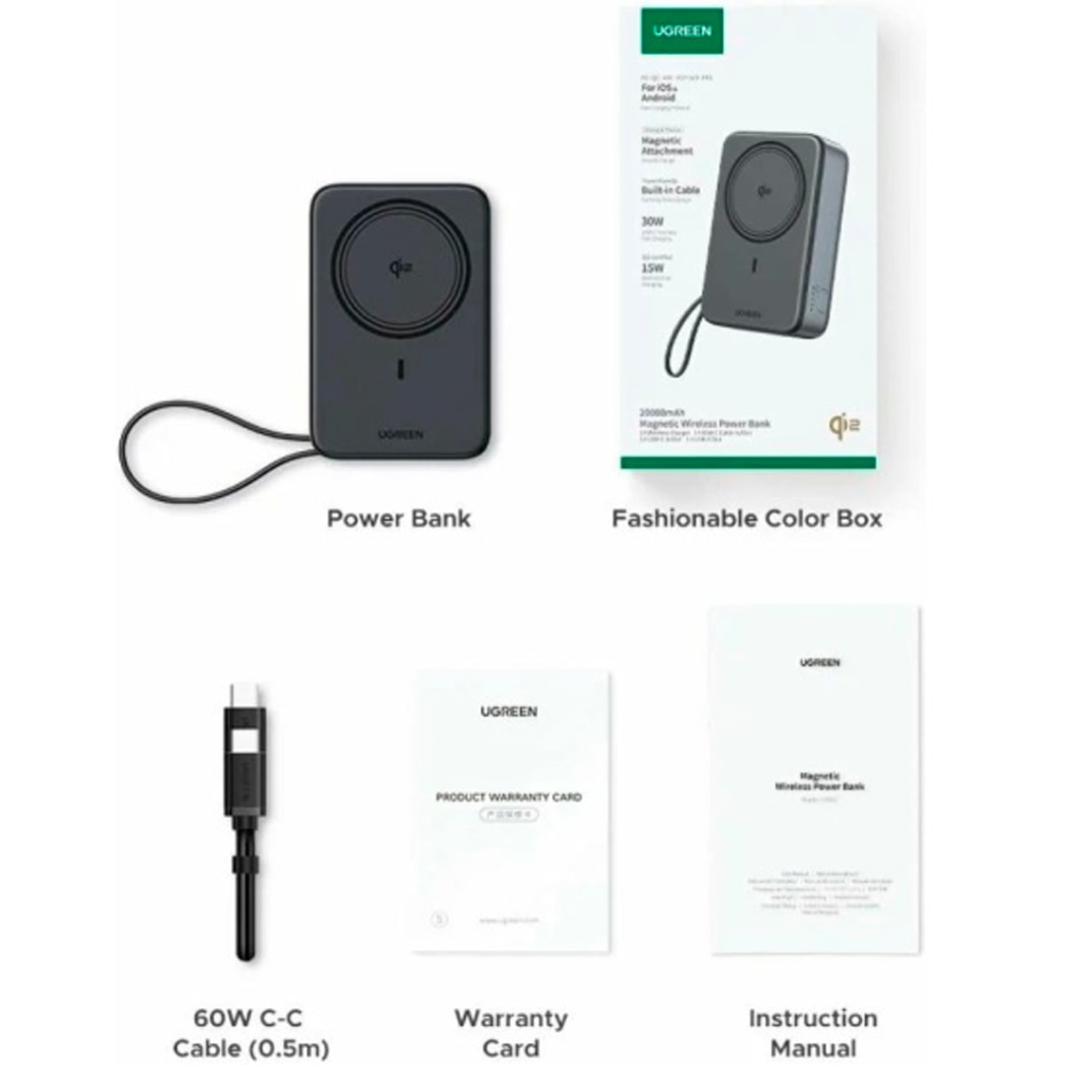 POWER BANK UGREEN NEXODE PRO PB727 DE 55W MÁX 10000 MAH - 4