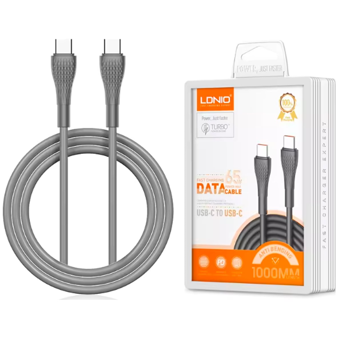 CABLE LDNIO LC671C TIPO C A LIGHTNING DE 1M 65W CARGA RÁPIDA - 1